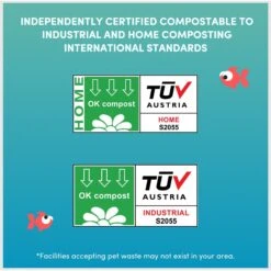 EcoLeo Compostabe Litter Scoop Cat Waste Bags -Trixie || Catit || Nature's Miracle Shop 751454 PT6. AC SS1800 V1698155316