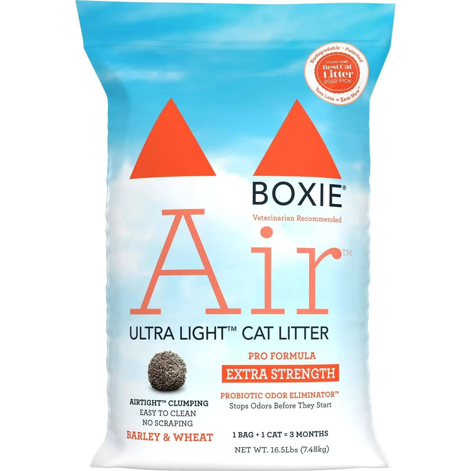 Boxiecat Air Lightweight Extra Strength Unscented Clumping Cat Litter 3 Boxiecat Air Lightweight Extra Strength Unscented Clumping Cat Litter