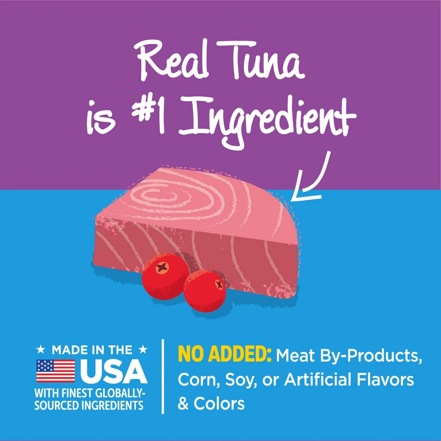 Wellness Kittles Natural Grain-Free Tuna & Cranberries Crunchy Cat Treats 6 Wellness Kittles Natural Grain-Free Tuna & Cranberries Crunchy Cat Treats - Image 4