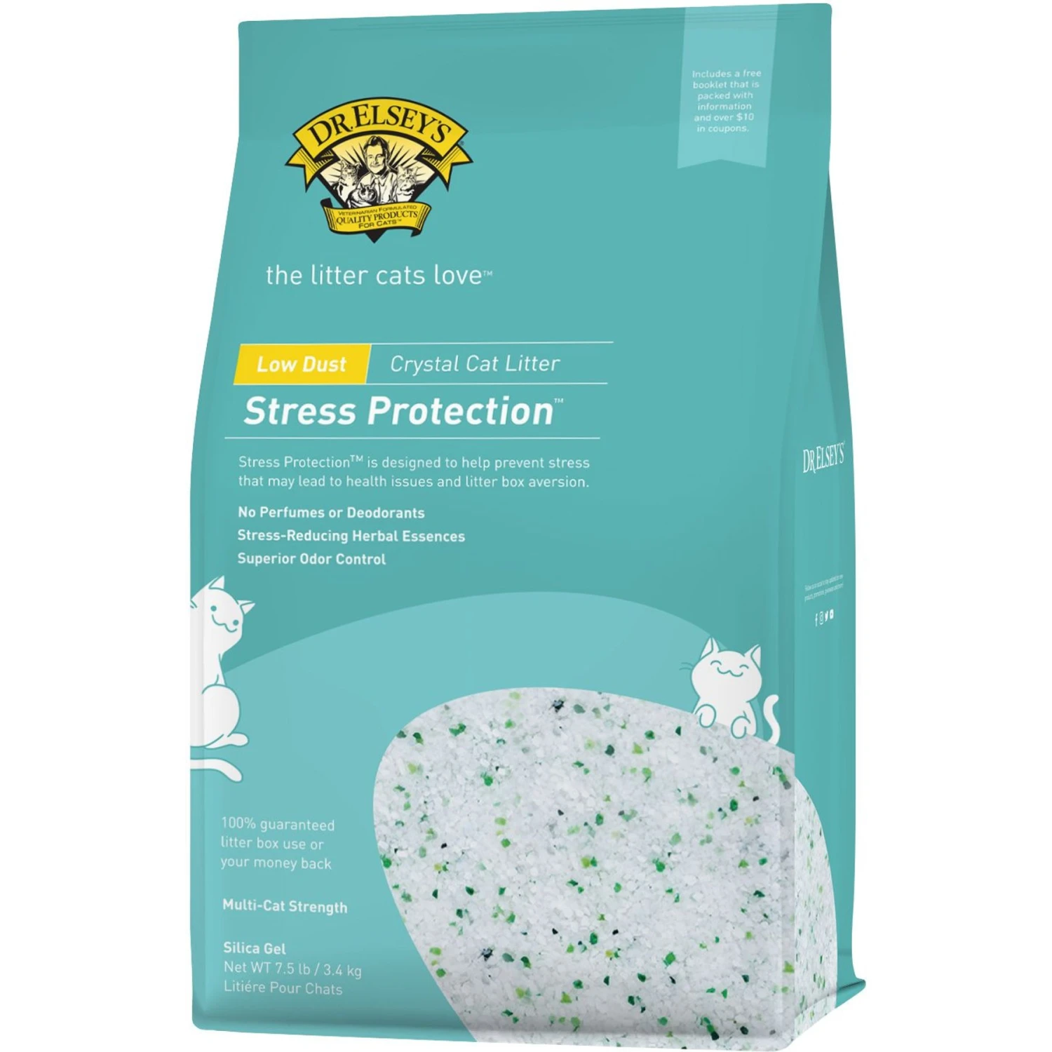 Dr. Elsey's Stress Protection Stress-Reducing Crystal Cat Litter 3 Dr. Elsey's Stress Protection Stress-Reducing Crystal Cat Litter