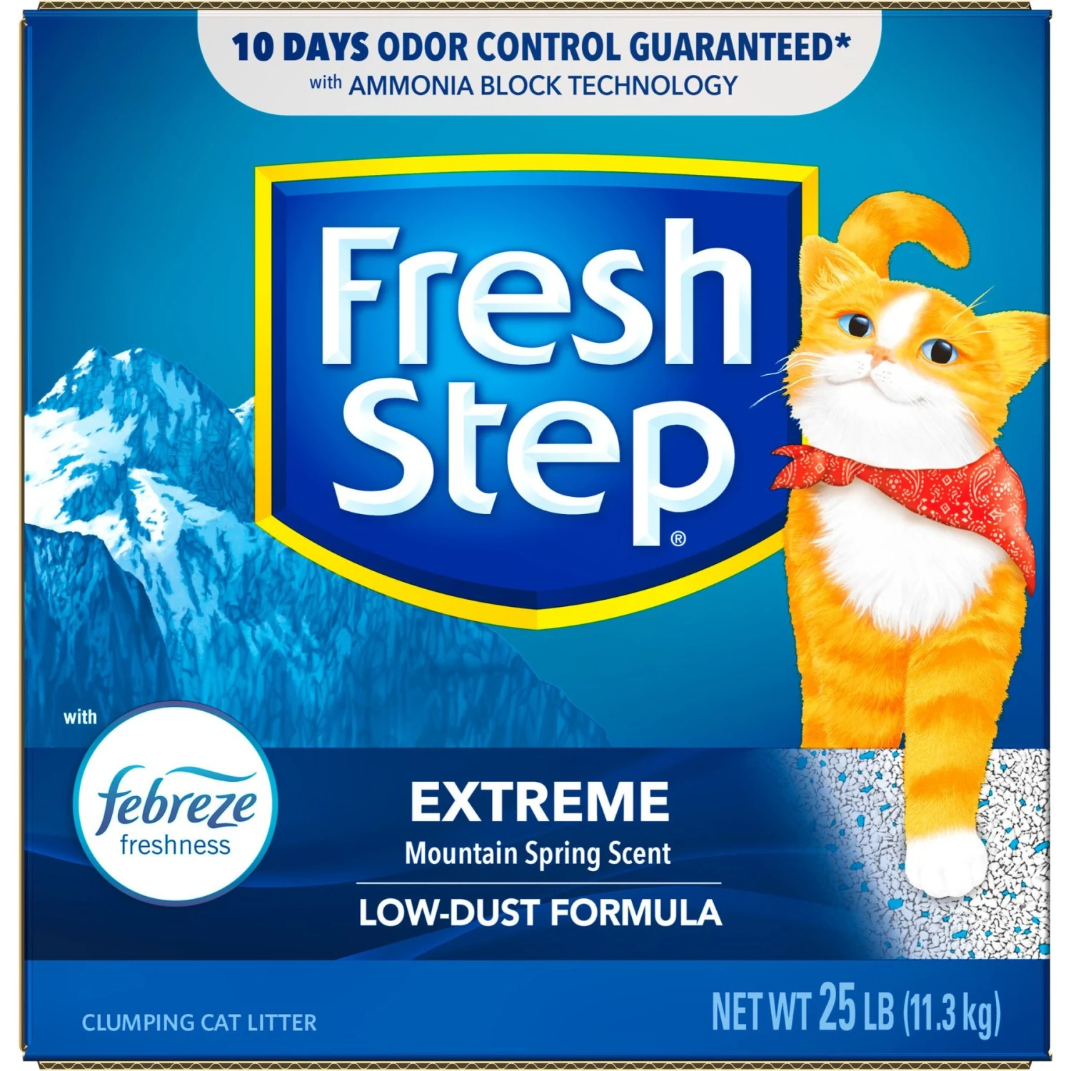 Fresh Step Extreme Odor Control Febreze Scented Clumping Clay Cat Litter 9 Fresh Step Extreme Odor Control Febreze Scented Clumping Clay Cat Litter - Image 7