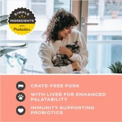 Primal Liver, Laugh, Love For Cats! Simply Pork Flavored Crunchy Cat Treats -Trixie || Catit || Nature's Miracle Shop 761782 PT4. AC SS1800 V1674772495