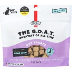Primal The G.O.A.T. Chicken & Goat Milk Flavored Crunchy Cat Treats