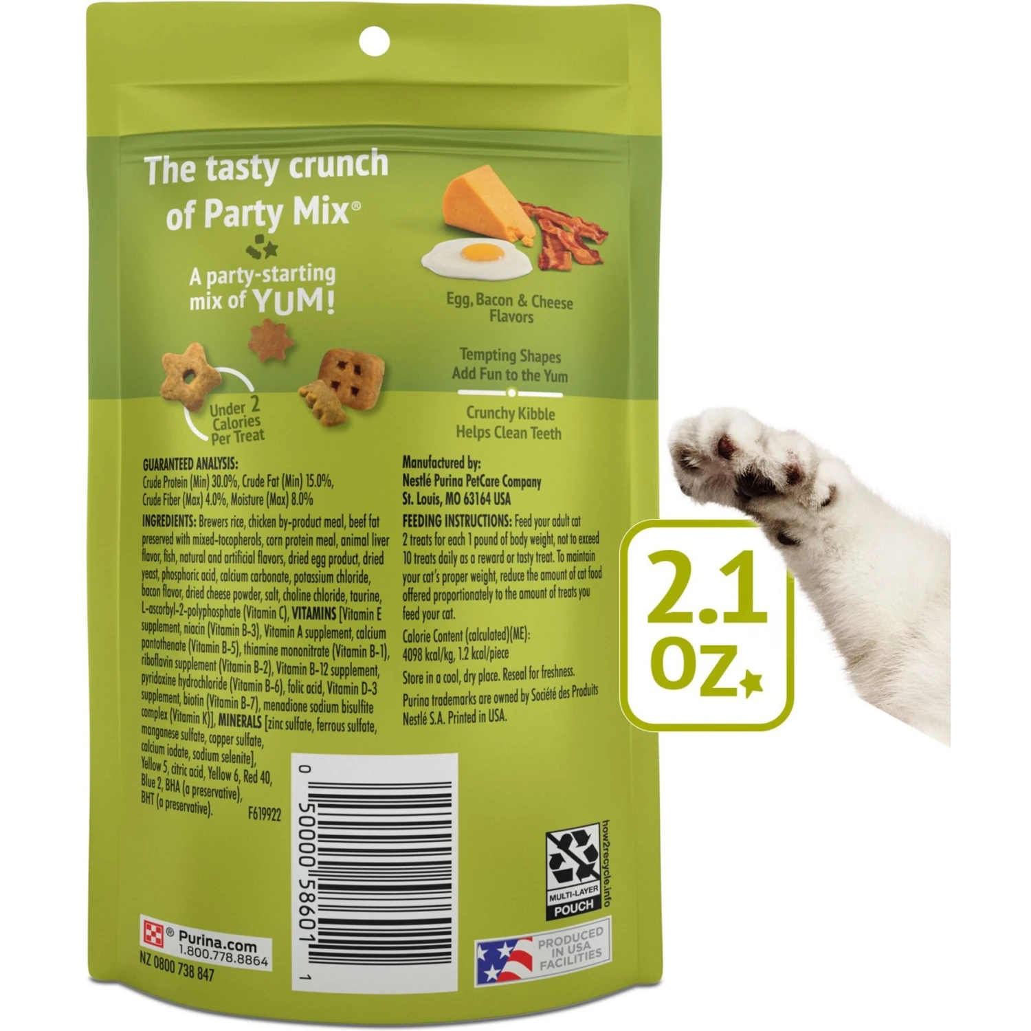 Friskies Party Mix Morning Munch Crunch Flavor Crunchy Cat Treats 4 Friskies Party Mix Morning Munch Crunch Flavor Crunchy Cat Treats - Image 2