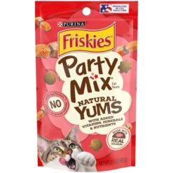 Friskies Party Mix Natural Yums With Real Salmon Cat Treats