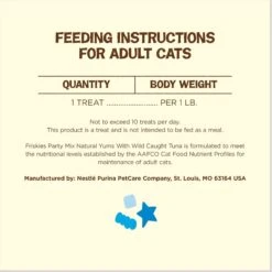 Friskies Party Mix Natural Yums With Real Tuna Cat Treats 18 Friskies Party Mix Natural Yums With Real Tuna Cat Treats -Trixie || Catit || Nature's Miracle Shop 76271 PT7. AC SS1800 V1695845506