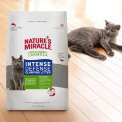 Nature's Miracle Intense Defense Odor Control Cat Litter, 40-lb Bag -Trixie || Catit || Nature's Miracle Shop 767566 PT6. AC SS1800 V1675442946
