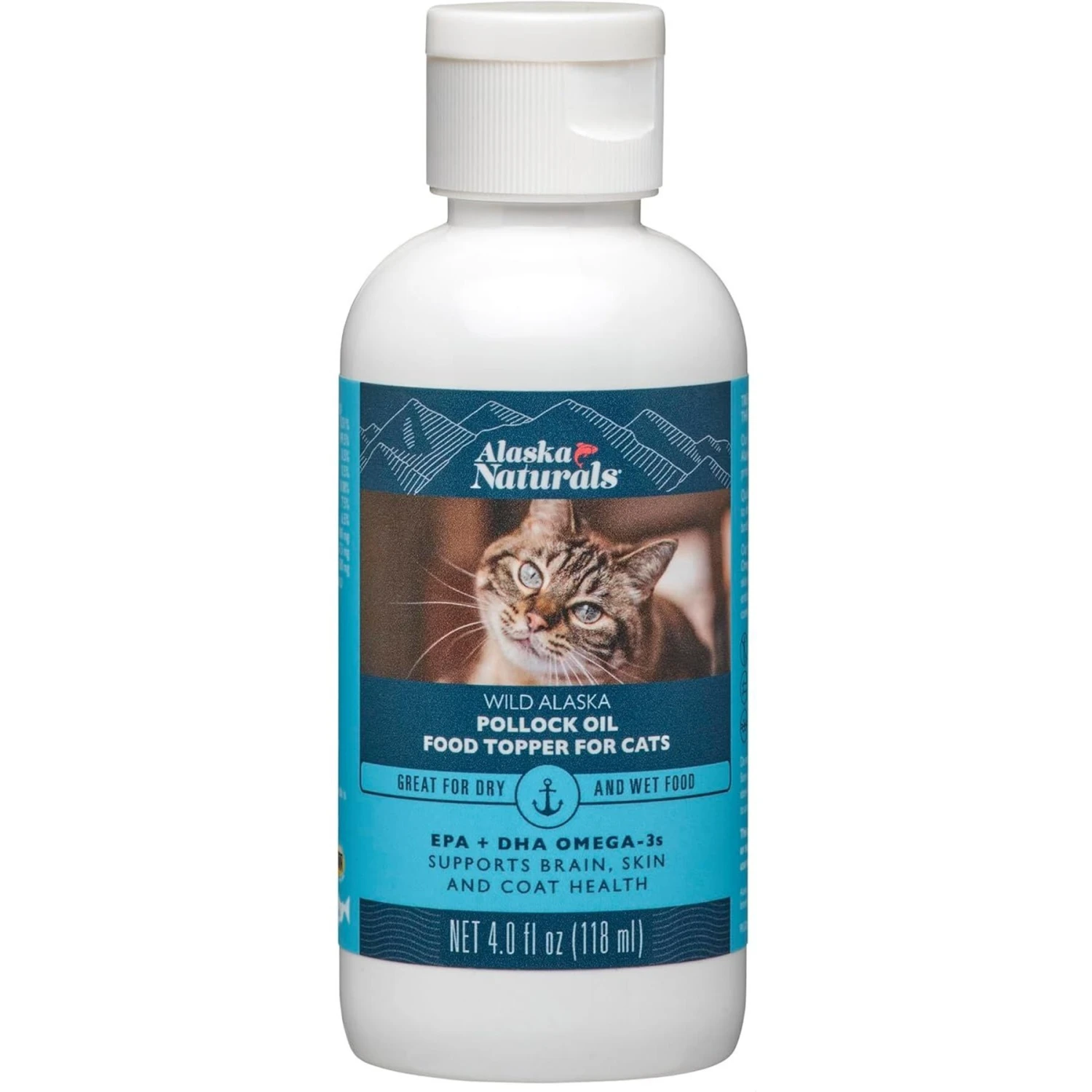 Alaska Naturals Wild Alaskan Pollock Oil Natural Cat Supplement 3 Alaska Naturals Wild Alaskan Pollock Oil Natural Cat Supplement