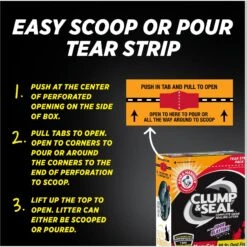 Arm & Hammer Litter Clump & Seal Multi-Cat Scented Clumping Clay Cat Litter -Trixie || Catit || Nature's Miracle Shop 78026 PT8. AC SS1800 V1665173799