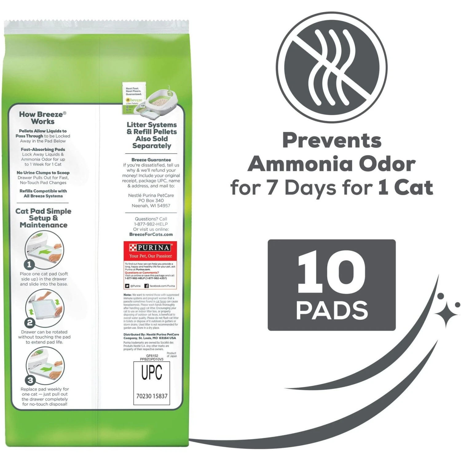 Tidy Cats Breeze Litter System Cat Pads 4 Tidy Cats Breeze Litter System Cat Pads - Image 2