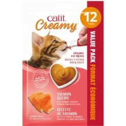 Catit Creamy Salmon Flavor Lickable Cat Treats