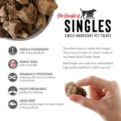 Grandma Lucy's Beef Grain-Free Freeze-Dried Dog & Cat Treats, 2-oz Bag -Trixie || Catit || Nature's Miracle Shop 782478 PT2. AC SS1800 V1677518624