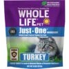 Whole Life Just One Ingredient Turkey Grain-Free Freeze-Dried Cat Treats, 8-oz Bag