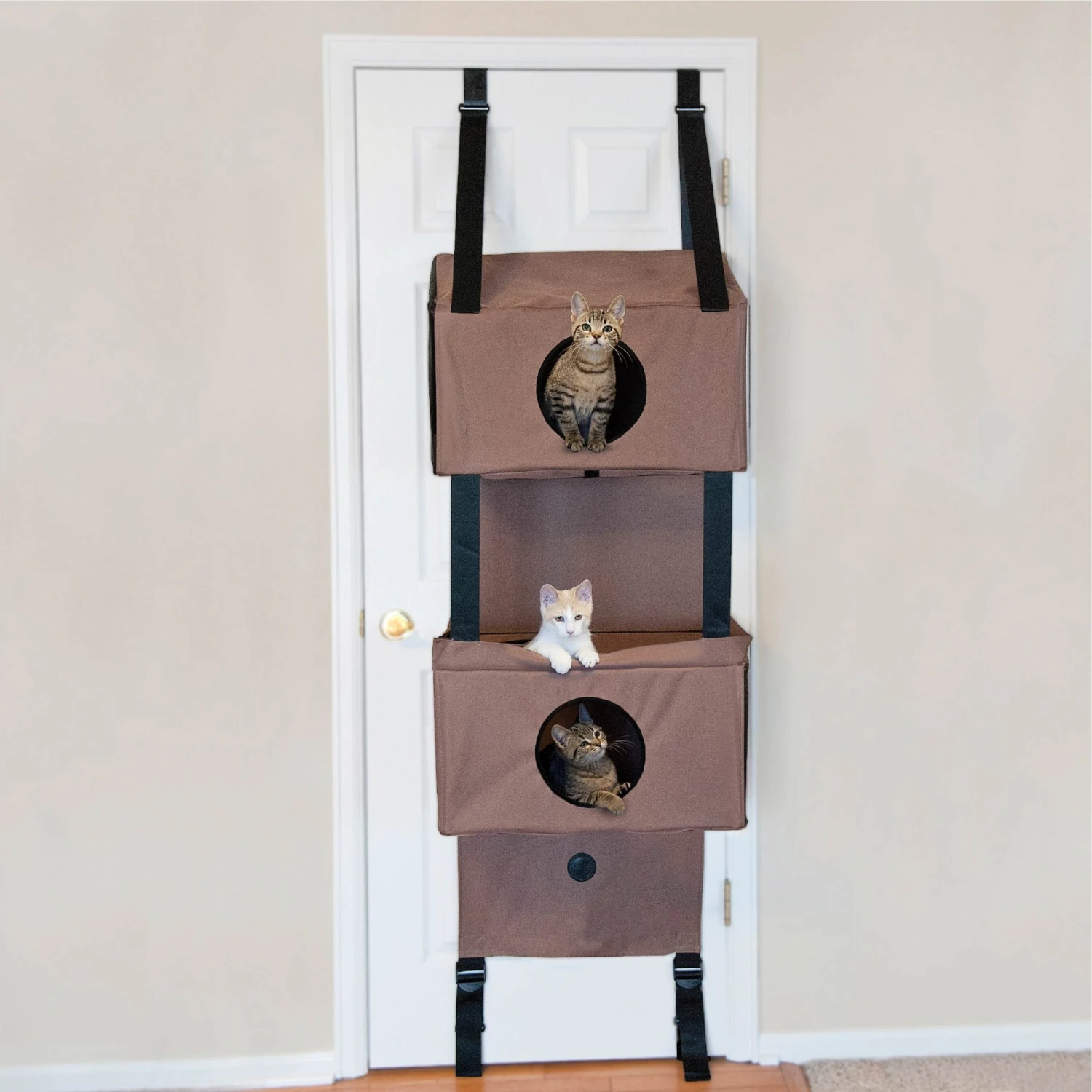 K&H Pet Products Hangin' Feline Funhouse Cat Condo Door Mounted Cat Tree House For Indoor Cats 3 K&H Pet Products Hangin' Feline Funhouse Cat Condo Door Mounted Cat Tree House For Indoor Cats