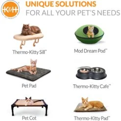 K&H Pet Products Thermo Mod Cat Shelter Weatherproof Outdoor Heated Cat House -Trixie || Catit || Nature's Miracle Shop 78552 PT8. AC SS1800 V1696516784