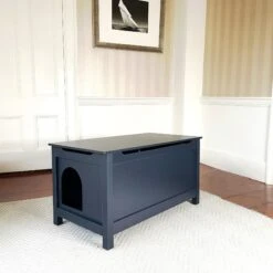 Designer Pet Products Parker Designer Catbox Litter Box Enclosure, Charcoal Black 15 Designer Pet Products Parker Designer Catbox Litter Box Enclosure, Charcoal Black -Trixie || Catit || Nature's Miracle Shop 790966 PT4. AC SS1800 V1679341126