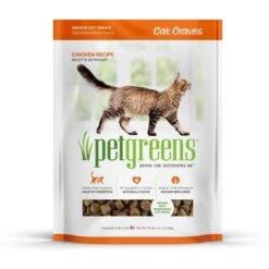 Pet Greens Cat Craves Roasted Chicken Semi-Moist Cat Treats