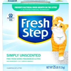 Fresh Step Simply Unscented Clumping Clay Cat Litter -Trixie || Catit || Nature's Miracle Shop 80298 PT6. AC SS1800 V1694455089