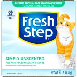 Fresh Step Simply Unscented Clumping Clay Cat Litter -Trixie || Catit || Nature's Miracle Shop 80298 PT7. AC SS1800 V1694458829