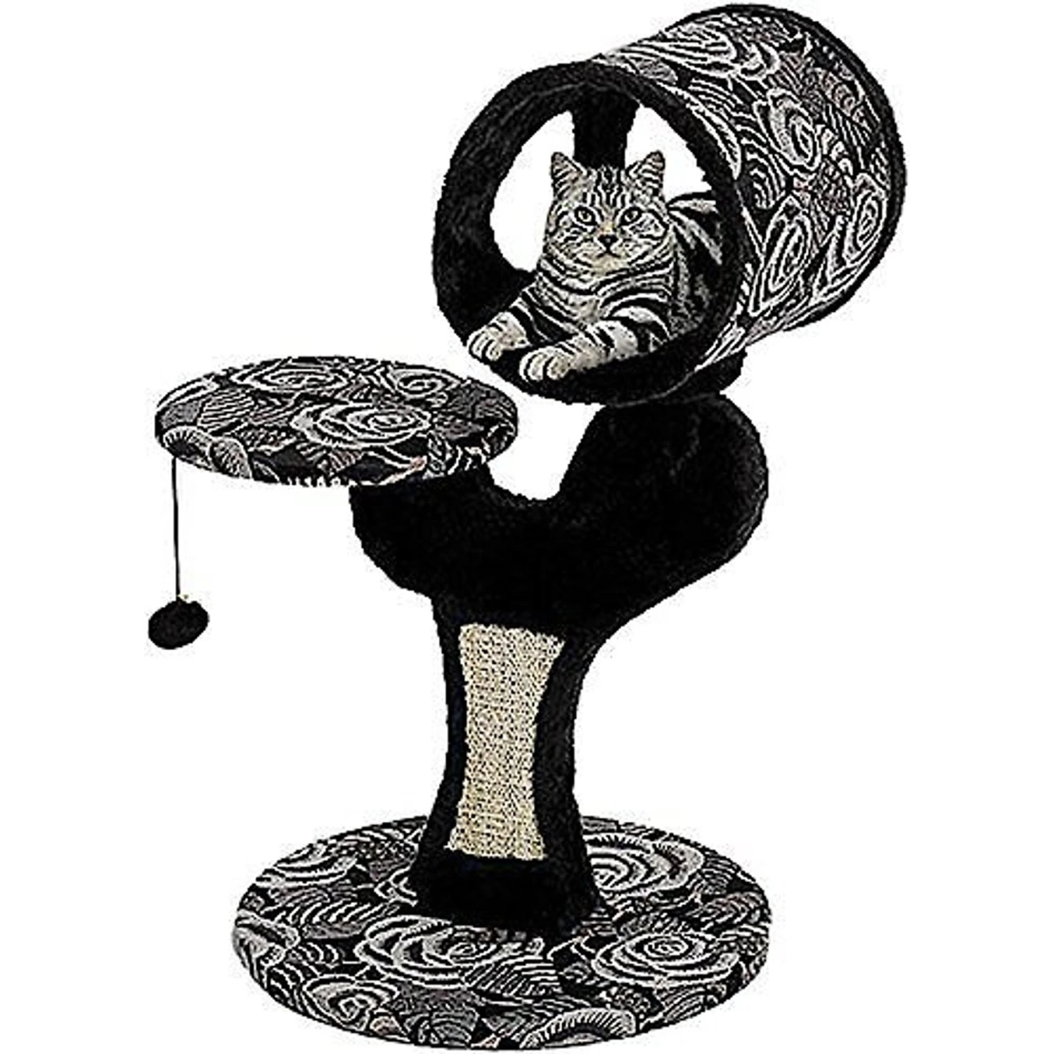 MidWest Feline Nuvo Salvador 30.75-in Faux Fur Cat Tree 4 MidWest Feline Nuvo Salvador 30.75-in Faux Fur Cat Tree - Image 2