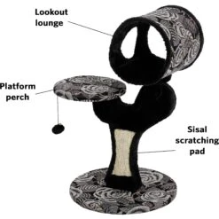 MidWest Feline Nuvo Salvador 30.75-in Faux Fur Cat Tree 10 MidWest Feline Nuvo Salvador 30.75-in Faux Fur Cat Tree -Trixie || Catit || Nature's Miracle Shop 80338 PT3. AC SS1800 V1505343581