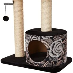 MidWest Feline Nuvo Tower 50.5-in Faux Fur Cat Tree & Condo -Trixie || Catit || Nature's Miracle Shop 80344 PT2. AC SS1800 V1525271842