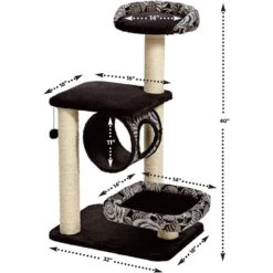 MidWest Feline Nuvo Escapade 40.25-in Faux Fur Cat Tree -Trixie || Catit || Nature's Miracle Shop 80346 PT4. AC SS1800 V1500319238