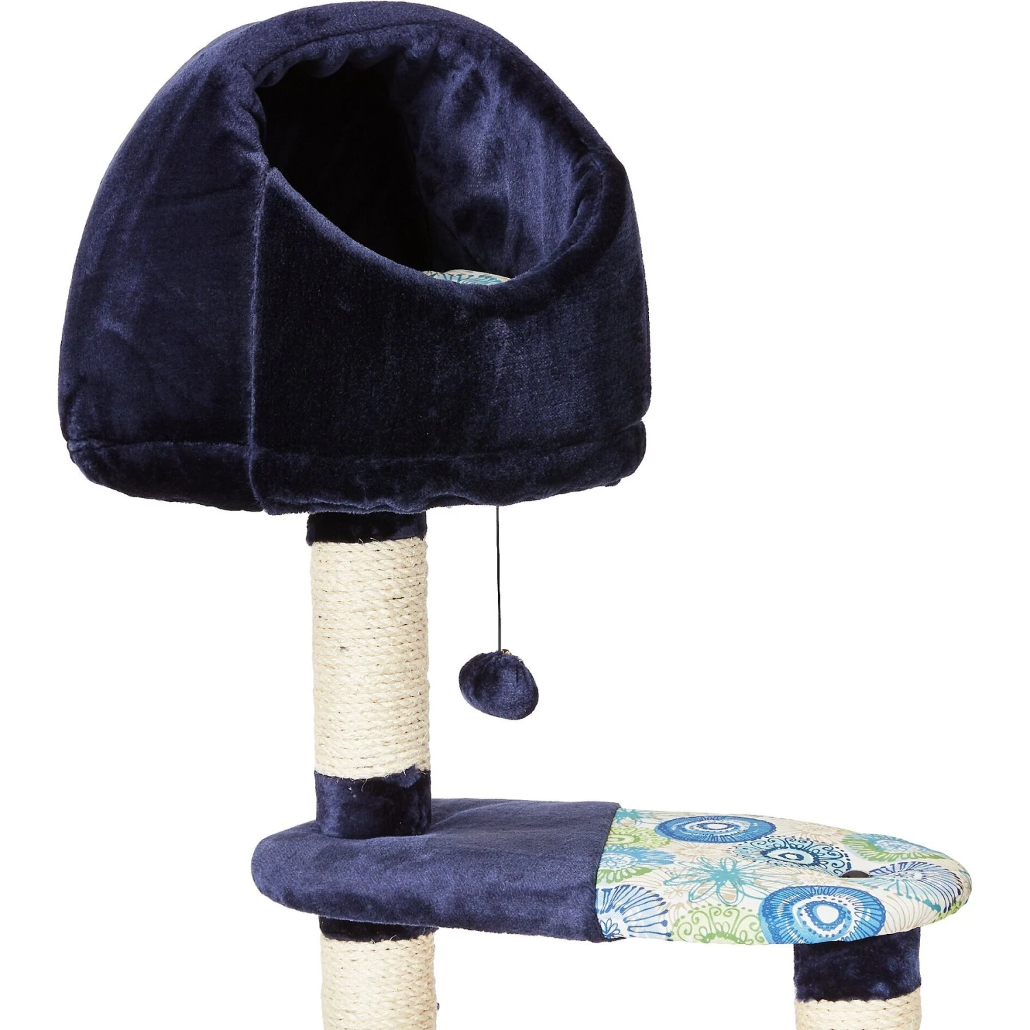 MidWest Feline Nuvo Resort 60-in Faux Fur Cat Tree 5 MidWest Feline Nuvo Resort 60-in Faux Fur Cat Tree - Image 3