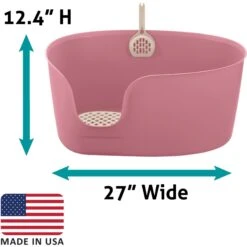 Richell PAW TRAX High Wall Cat Litter Box, X-Large -Trixie || Catit || Nature's Miracle Shop 805006 PT5. AC SS1800 V1678913024