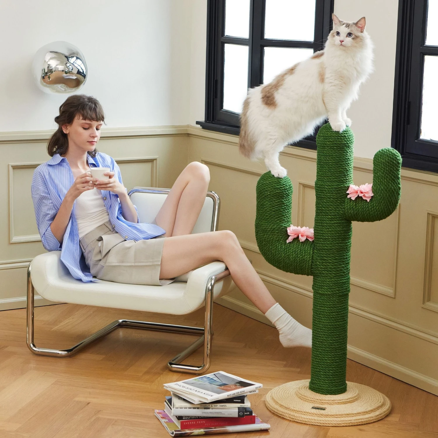 VETRESKA Oasis Cactus 41-in Cat Tree 9 VETRESKA Oasis Cactus 41-in Cat Tree - Image 7