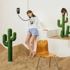 VETRESKA Oasis Cactus 41-in Cat Tree 18 VETRESKA Oasis Cactus 41-in Cat Tree -Trixie || Catit || Nature's Miracle Shop 805118 PT7. AC SS1800 V1680527784