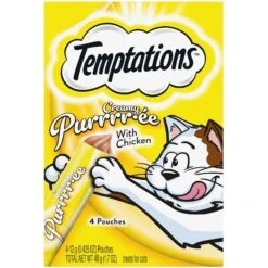 Temptations Creamy Puree With Tuna Lickable Cat Treats, 0.425-oz Pouch + 4 Items -Trixie || Catit || Nature's Miracle Shop 808094 PT5. AC SS1800 V1678998651