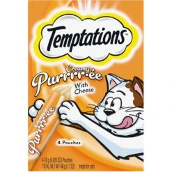 Temptations Creamy Puree With Tuna Lickable Cat Treats, 0.425-oz Pouch + 4 Items -Trixie || Catit || Nature's Miracle Shop 808094 PT7. AC SS1800 V1678998651