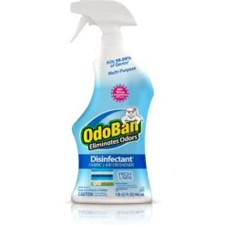 OdoBan Ready-to-Use Fresh Linen Disinfectant Spray, 32-oz Bottle