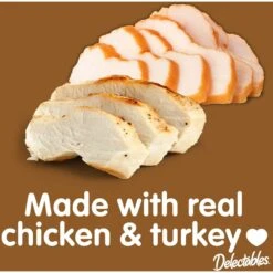 Hartz Delectables Gravy Non Seafood Chicken & Turkey Lickable Cat Treats, 1.4-oz Pouches, 12 Count 14 Hartz Delectables Gravy Non Seafood Chicken & Turkey Lickable Cat Treats, 1.4-oz Pouches, 12 Count -Trixie || Catit || Nature's Miracle Shop 822758 PT3. AC SS1800 V1701882624