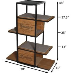 ZooVilla Country Crate Cat Tree, Brown -Trixie || Catit || Nature's Miracle Shop 823982 PT3. AC SS1800 V1683567937