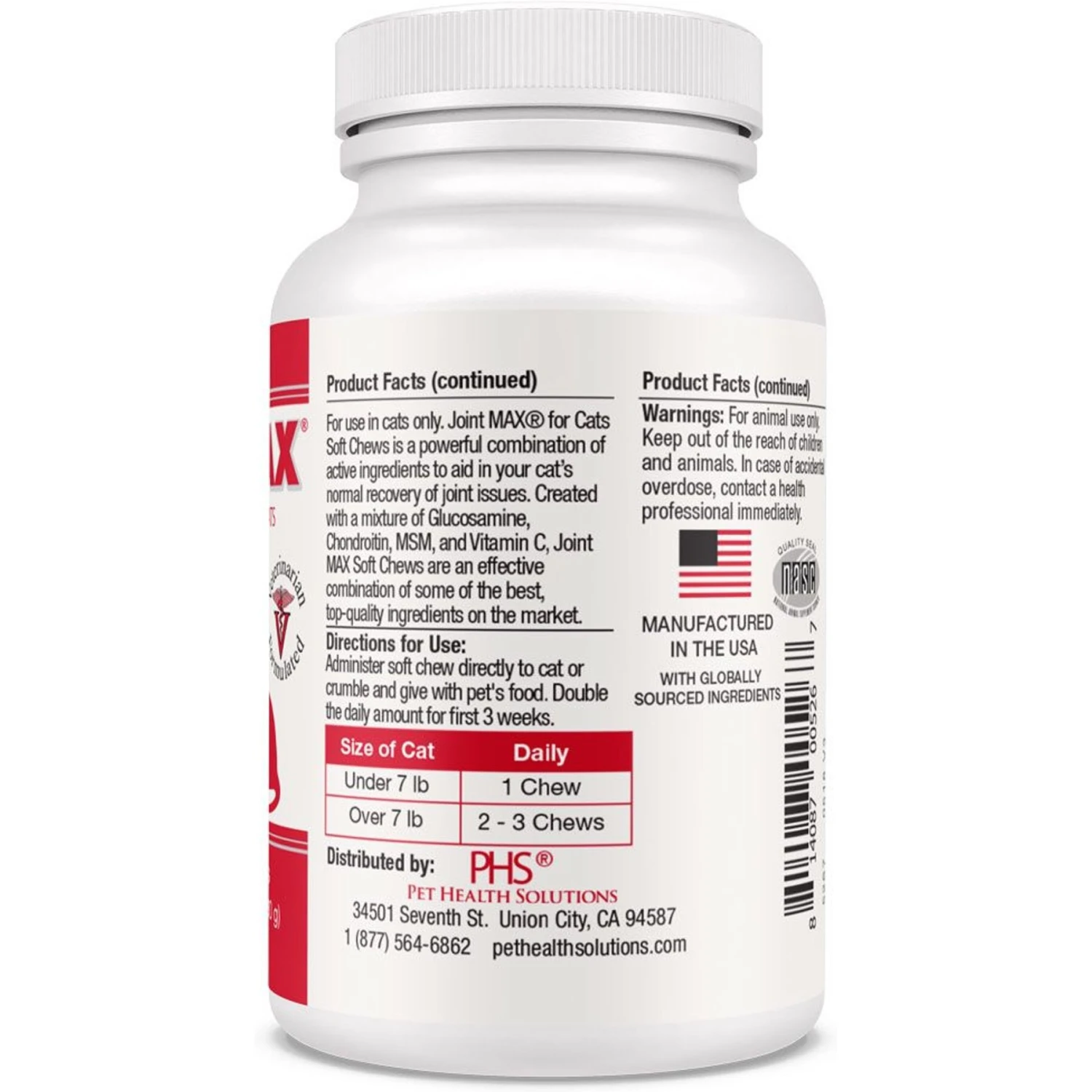 Joint MAX Soft Chews For Cats 6 Joint MAX Soft Chews For Cats - Image 4