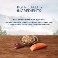 Blue Buffalo Wilderness Tasty Toppers Wild Cuts Tasty Salmon Morsels In Savory Gravy Grain-Free Cat Food Topper -Trixie || Catit || Nature's Miracle Shop 84187 PT3. AC SS1800 V1646792187