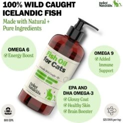 Deley Naturals Fish Oil Cat Supplement, 16-oz Bottle 10 Deley Naturals Fish Oil Cat Supplement, 16-oz Bottle -Trixie || Catit || Nature's Miracle Shop 847526 PT3. AC SS1800 V1703619675