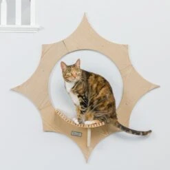 Armarkat Sun Shape Modern Wall-Mounted Wall Shelves Cat Furniture, Beige -Trixie || Catit || Nature's Miracle Shop 847718 PT3. AC SS1800 V1683836207