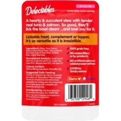 Hartz Delectables Stew Tuna & Salmon Pack Lickable Cat Treat -Trixie || Catit || Nature's Miracle Shop 854382 PT2. AC SS1800 V1686670428
