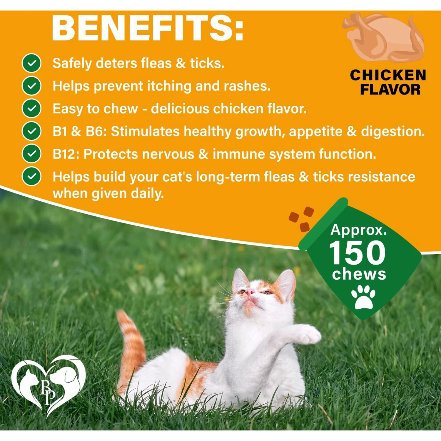 Beloved Pets Flea & Tick Prevention Chewable Pills For Cats, 10-oz Pack 5 Beloved Pets Flea & Tick Prevention Chewable Pills For Cats, 10-oz Pack - Image 3