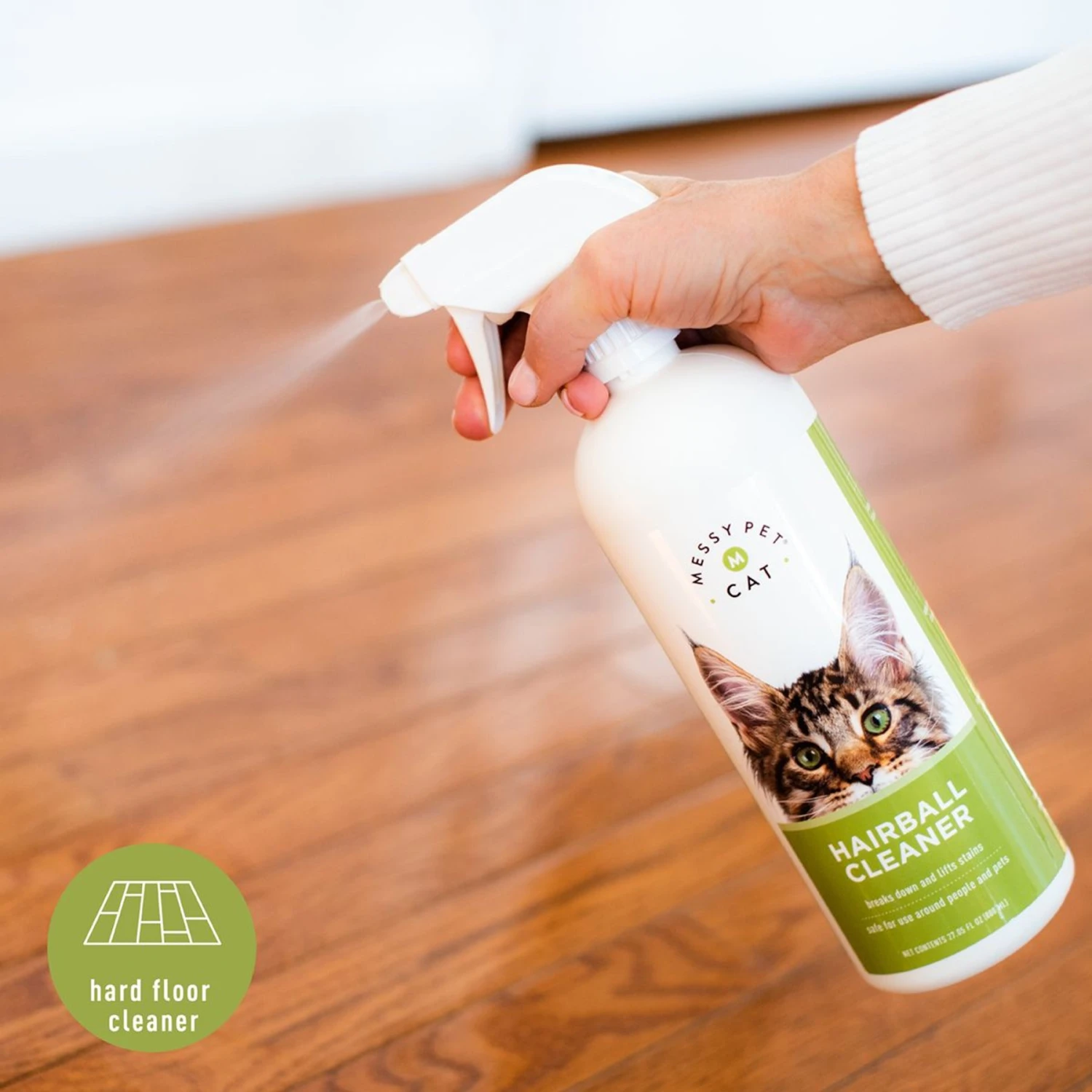 Messy Pet Hairball Cat Cleaner, 27.05-oz Bottle 8 Messy Pet Hairball Cat Cleaner, 27.05-oz Bottle - Image 6