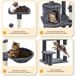 Yaheetech 57-in Cat Tree For Indoor Cats -Trixie || Catit || Nature's Miracle Shop 871742 PT5. AC SS1800 V1686246271
