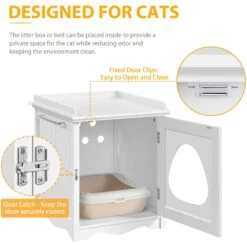 Yaheetech Indoor Cat Litter Box Enclosure -Trixie || Catit || Nature's Miracle Shop 871918 PT5. AC SS1800 V1686250365