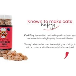 Chef Kitty Freeze-Dried Tuna Dog & Cat Treat -Trixie || Catit || Nature's Miracle Shop 877302 PT6. AC SS1800 V1687295709