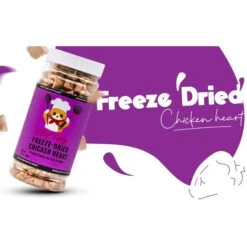 Chef Kitty Freeze-Dried Chicken Heart Dog & Cat Treat -Trixie || Catit || Nature's Miracle Shop 877350 PT3. AC SS1800 V1687358673