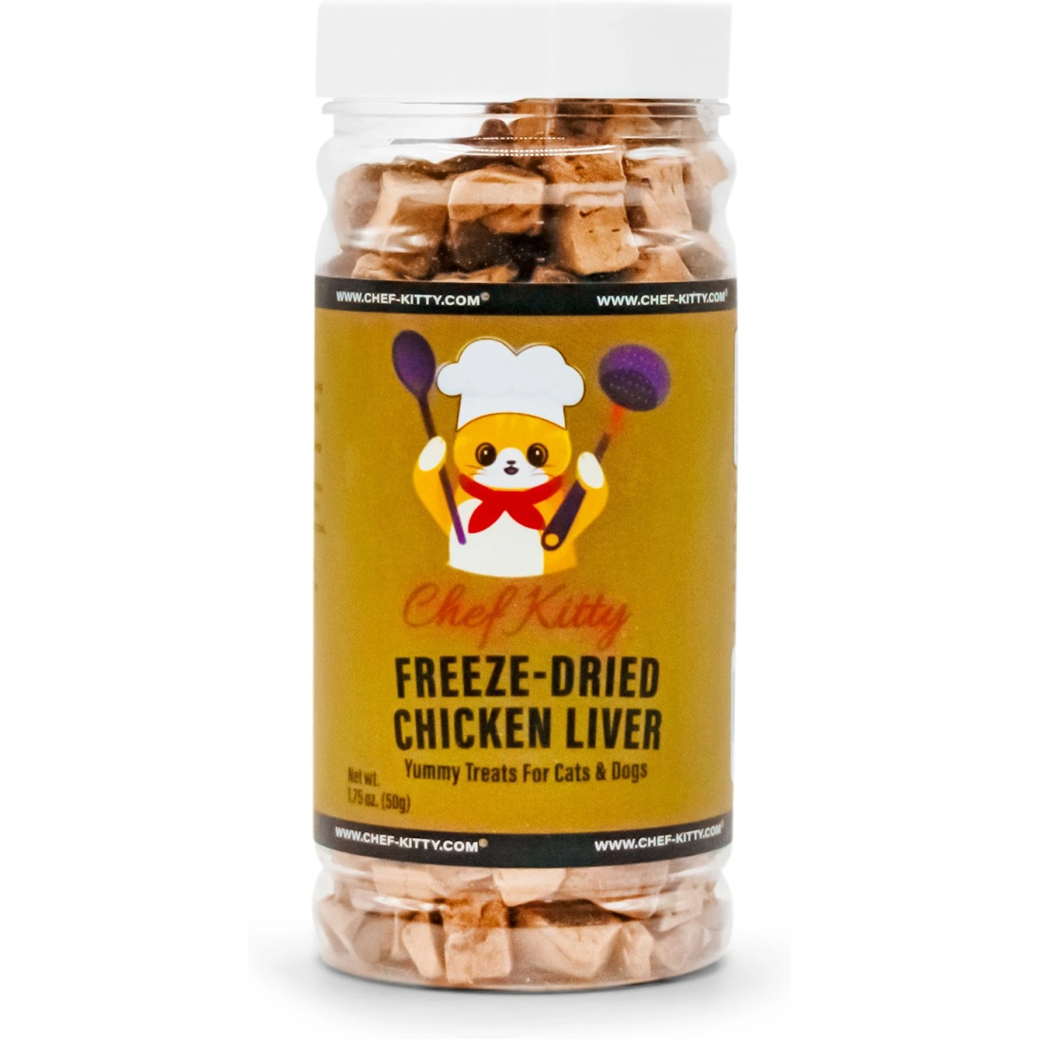 Chef Kitty Freeze-Dried Chicken Liver Dog & Cat Treat 3 Chef Kitty Freeze-Dried Chicken Liver Dog & Cat Treat
