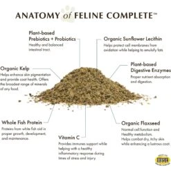Wholistic Pet Organics Feline Complete Cat Supplement, 4-oz Bottle -Trixie || Catit || Nature's Miracle Shop 878126 PT4. AC SS1800 V1689961706