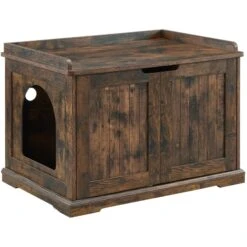 Unipaws Furniture Enclosure Decorative Storage Bench Cat Litter Box -Trixie || Catit || Nature's Miracle Shop 880006 PT2. AC SS1800 V1686079646